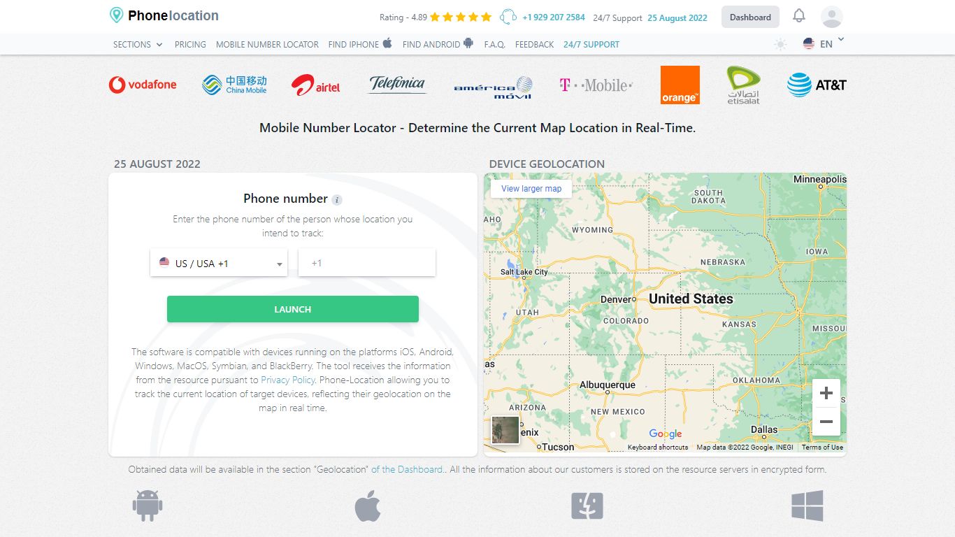 Mobile Number Locator | Real-Time Remove Tracker - Phone Location